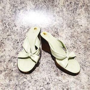 3/$20 ITALIAN SHOEMAKERS Wedge Slip On Sandal 8.5